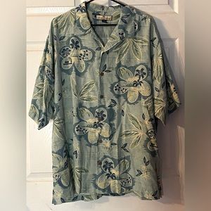 Tommy Bahama 100% Silk Hawaiian Dad Shirt Size XL